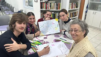 "שורד השואה אמר שאנחנו הראשונים שנכנסו לביתו מזה 4 חודשים"