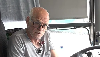 נהג האוטובוס שהותקף ע"י נוסע: "לא יודע אם אחזור לעבודה"