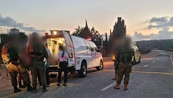 פיגוע דריסה ליד ג'נין: שני לוחמים נפצעו קל