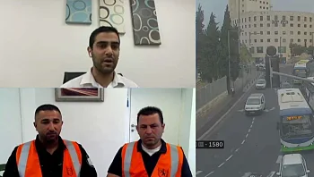 במקום הנכון בזמן הנכון: 2 עובדי עירייה חילצו תינוק מרכב בוער