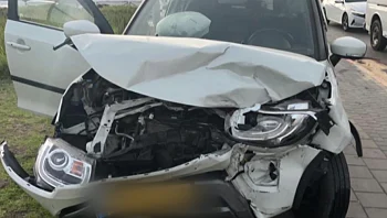 "זה לא משטרה": רכב משטרתי נכנס ברכב משפחה ופצע אותם קשה