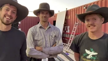 "ברור שנתמוך בישראל": הקאובוייז שהגיעו לארץ לעזור לחלקאים