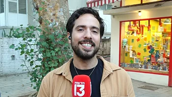 "זה היה נס חנוכה": בעל החנות שנפל מולו רסיס רקטה משחזר