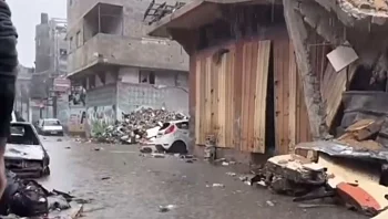 הבוץ העזתי: בצל הלחימה וההרס - הגשמים הציפו את הרצועה