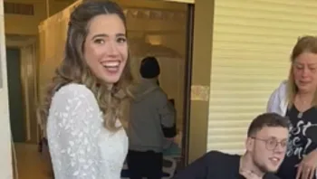 "חיפשתי שמלה והם נלחמים": הכלה נסעה לבקר פצועים ביום החתונה