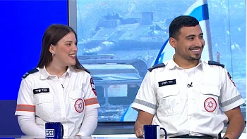 זוגיות תחת אש: בני הזוג שמחלצים פצועים ומצילים חיים