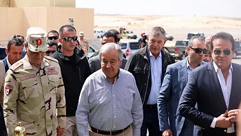 מזכ"ל האו"ם במעבר רפיח: "סיוט מתמשך, זמן להפסקת אש"