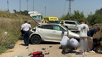 ילד בן 10 נפצע אנושות בתאונה בכביש 5, צעיר במצב קשה