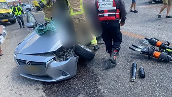 בן 60 נהרג בתאונת דרכים סמוך לעפולה, בת 25 נפצעה קשה