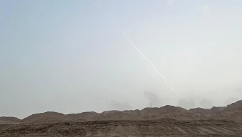 3 שיגורים מעזה לעוטף, יורט טיל ששוגר מתימן למרכז