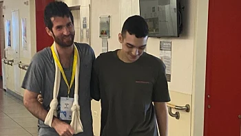 שגיא דקל-חן נפגש עם עידן אלכסנדר: "גורלנו נקשר בשבי"