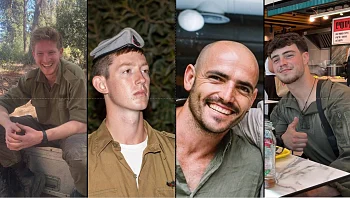 4 הלוויות ביום: המונים ליוו למנוחות את חללי האסון בח'אן יונס
