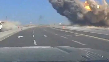 המטחים והתיעוד דרמטי: נפילה בדרום נקלטה במצלמת הרכב