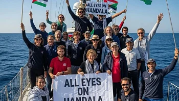 המשט "חנדלה" מתקרב לעזה: "ישראל תעצור אותנו, נשבות רעב"