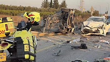 הקטל בדרכים: שני הרוגים בהתנגשות בין שני כלי רכב ליד בנימינה