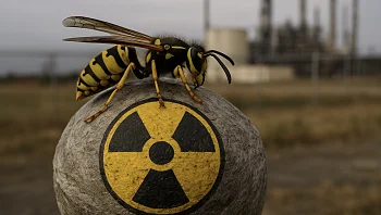 התושבים מבועתים: נמצא קן צרעות רדיואקטיבי באתר גרעיני לשעבר