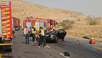 הקטל בכבישים: הרוגה ו-8 פצועים בתאונת דרכים בבקעת הירדן
