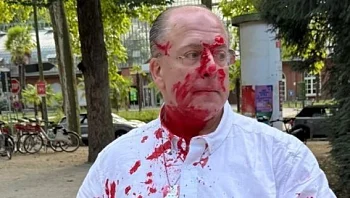 תקיפה אנטישמית בפרנקפורט: "ריססו צבע אדום וקראו לנו רוצחים"