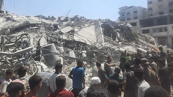 נמשכות ההכנות לכיבוש עזה, צה"ל הפציץ בניין של חמאס בעיר