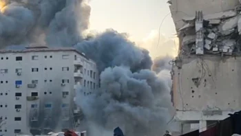 צה"ל תקף רבי-קומות נוספים בעיר עזה; יורט כטב"ם מתימן