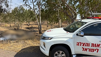 שריפה פרצה בשטח פתוח בגלבוע, גופת אישה אותרה בזירה