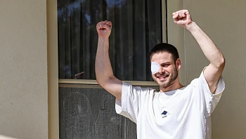 אלון אהל חוזר הביתה: "תודה לעם ישראל שתמך במשפחה שלי"