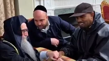 "לוקח אחריות": קניה ווסט נפגש עם הרב פינטו והתנצל על אמירותיו