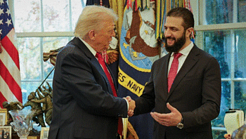 ביקור היסטורי: נשיא סוריה א-שרע נפגש עם טראמפ בבית הלבן