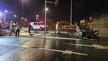 תאונה קטלנית בכביש 40: גבר נהרג בהתהפכות רכב ליד רמלה