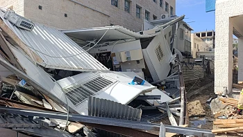 קרוואן ששימש כגן ילדים קרס בבית שמש, 4 ילדות נפצעו קל-בינוני