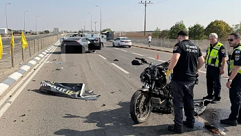 חשד לפגע וברח ליד אשקלון: רוכב אופנוע נפצע קשה, הדורס נמלט