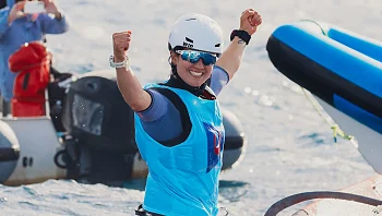 בפעם השנייה ברציפות: דניאלה פלג אלופת אירופה בגלישת רוח