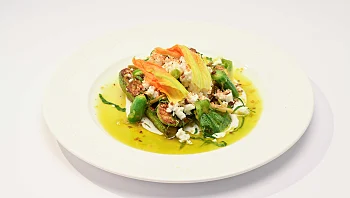 קישוא צלוי, שקדים ודואה: המתכון למנת האודישן של סתיו גרוסי