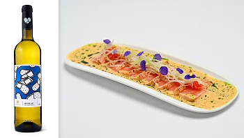 זה היין שהכי מתאים למנת הטטאקי סלמון של אזיז דאוגינוב