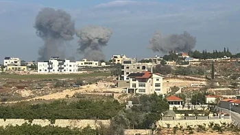 צה"ל: חיל האוויר תקף אתרי שיגור של חיזבאללה ברחבי דרום לבנון