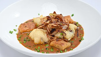 מנת הניוקי והדג של טג׳ין קים דורון