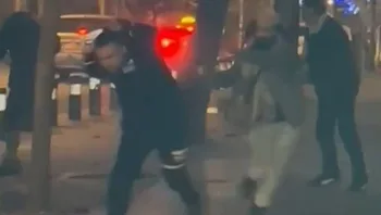 תיעוד: שני ערבים נורו ורוססו בגז פלפל בירושלים - ונעצרו