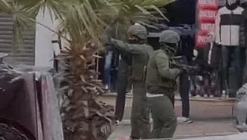 תיעוד חריג מאזור חברון: חמושים התחזו לחיילים - ושדדו חנויות