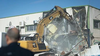 מתחם אונר"א בירושלים פונה ונהרס: "יום חשוב מאוד למשילות"