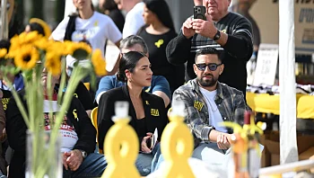 שגב כלפון בכיכר החטופים: "מבקש לעשות הכל כדי שגם רן יחזור"