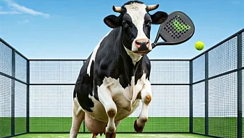 פרה משוטטת חדרה לבית ספר תיכון - ונעצרה רק בעזרת פרשים