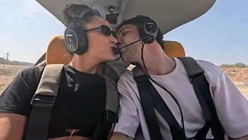 יובל ותום בדייט יוצא דופן: "מוכנה להמריא יובי?"