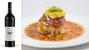 זה היין שהכי מתאים למנת הטרטר בקר של ורד שובל