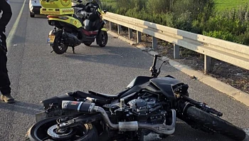 רוכב אופנוע נפצע אנושות ליד נצרת, רוכב קורקינט נפצע קשה בפ"ת