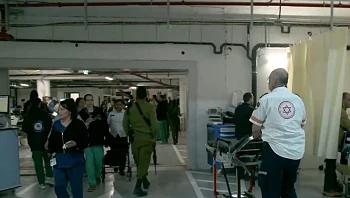 מאושפזים בחניון: בתיה"ח העבירו אלפי מטופלים למרחב מוגן