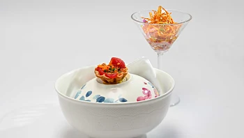 טארטלט גזר וטרטר אינטיאס: המתכון של בר צנגר למנה הראשונה בגמר