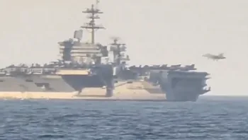 עשו מנגל על הסיפון - ואז נושאת מטוסים אמריקאית הגיעה