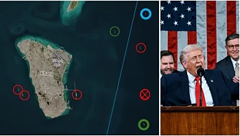 טראמפ על התקיפות באי ח'ארג: "אפציץ שם שוב, אפרק לו את הצורה"