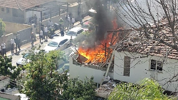 נפילה בבית ברחובות ללא נפגעים; חיל האוויר תוקף באיראן