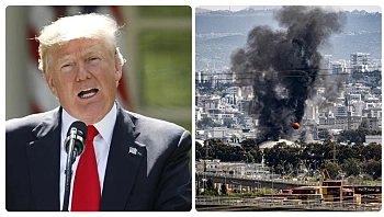 טראמפ מאיים על איראן אחרי הפגיעה בבזן: "התגובה תגיע בקרוב"